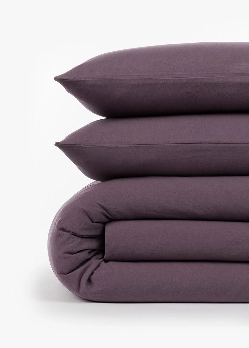 WOOLWORTHS Fitted Sheet Microfiber Plain Sets King Asst