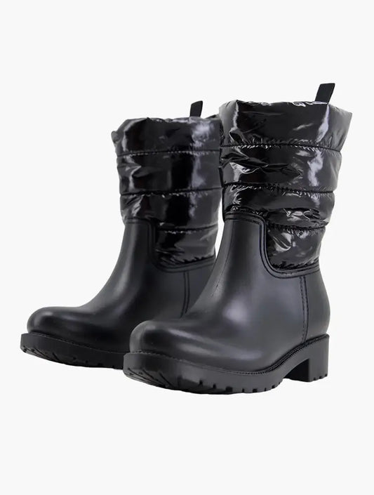 ASOS Boots Wellie Padded George Black