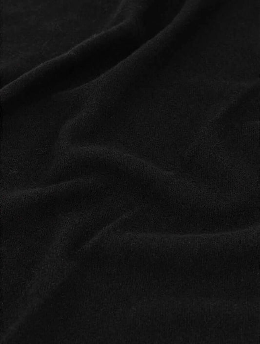 WOOLWORTHS Scarf Fringe Black