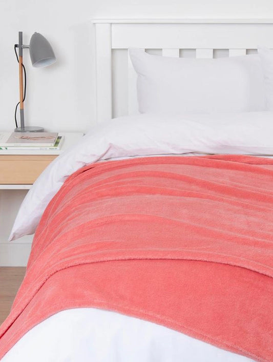 WOOLWORTHS Blanket Coral Fleece 150x130cm