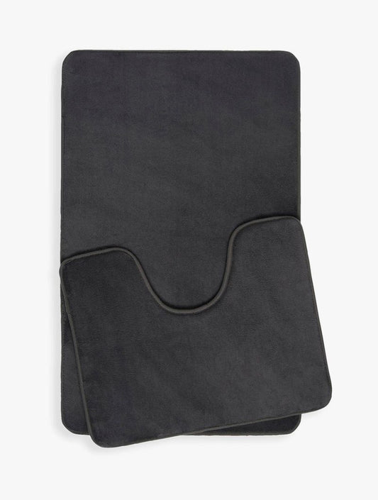 WOOLWORTHS Bathmat Memory Foam Charcoal