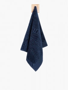 WOOLWORTHS Hand Towel Decor Leaf W Collection. Indigo