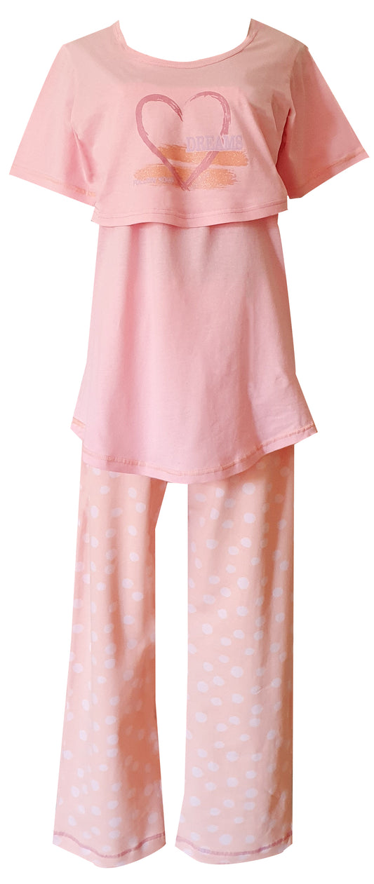 FS Ladies Breastfeeding SS Dreams Peach