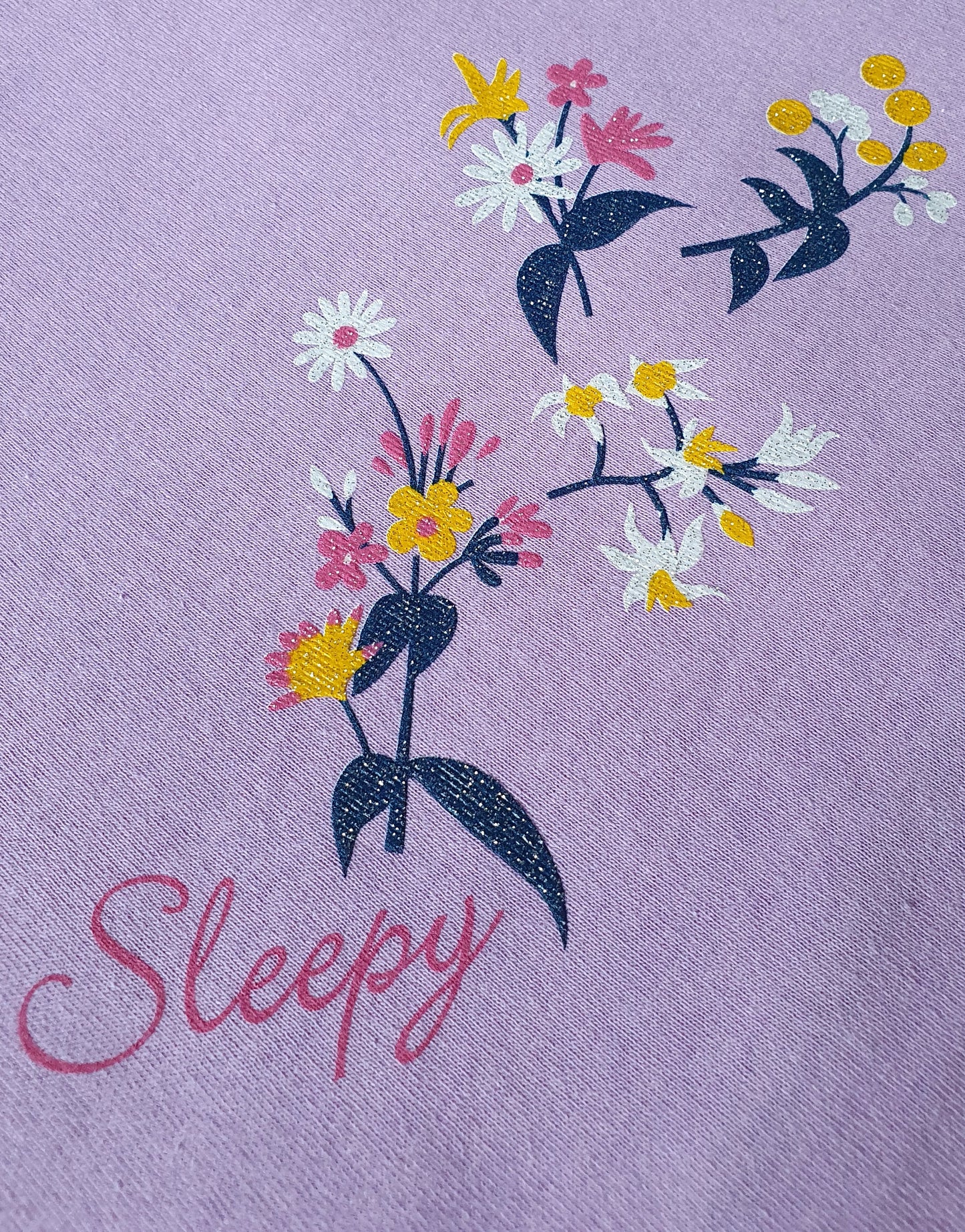 FS Ladies Breastfeeding SS Flower Lilac & Navy