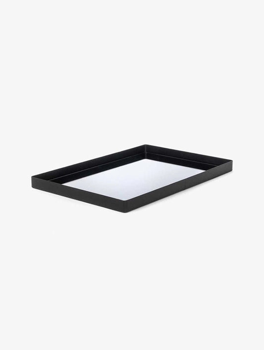 WOOLWORTHS Mirror Black Rectangular Tray
