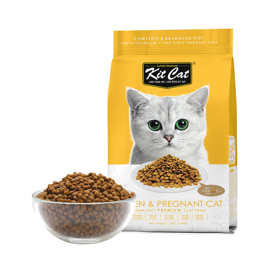 KIT CAT Dry Food Kitten & Pregnant Cat 1,2kg