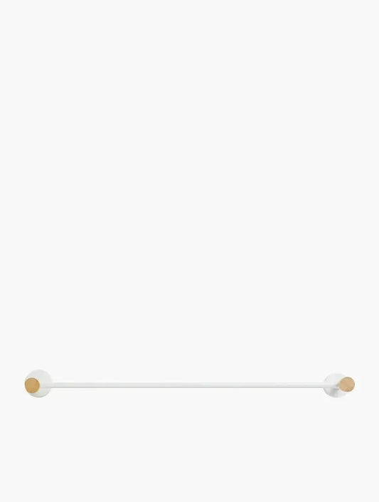 Resistant to rust, scratches, peeling & fading High quality stainless steel Can be quickly and easily mounted in any bathroom Do not install on rough and uneven walls Dimensions: 63 cm L Colour : White