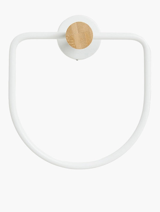 Half oval shaped Resistant to rust, scratches, peeling & fading High quality stainless steel Can be quickly and easily mounted in any bathroom Dimensions: L 16.00cm W 6.50cm H 18.20cm Colour : White
