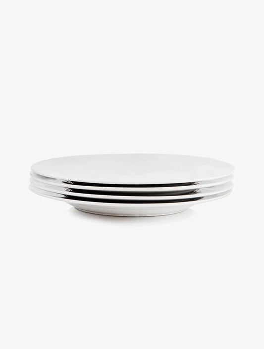 WOOLWORTHS Side Plates White Windsor 4 Pack