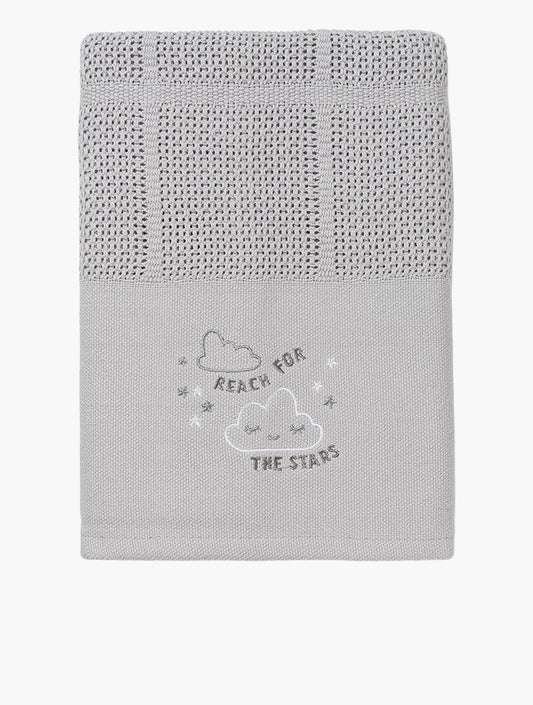 WOOLWORTHS Blanket Wooliebabes  Cellular Grey